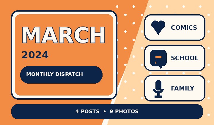 Graphic preview for March 2024 Monthly Dispatch