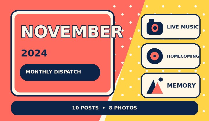 Graphic preview for November 2024 Monthly Dispatch