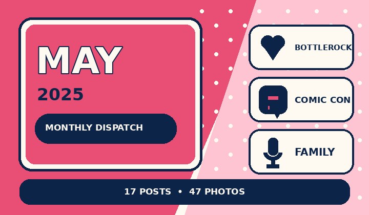 Graphic preview for May 2025 Monthly Dispatch