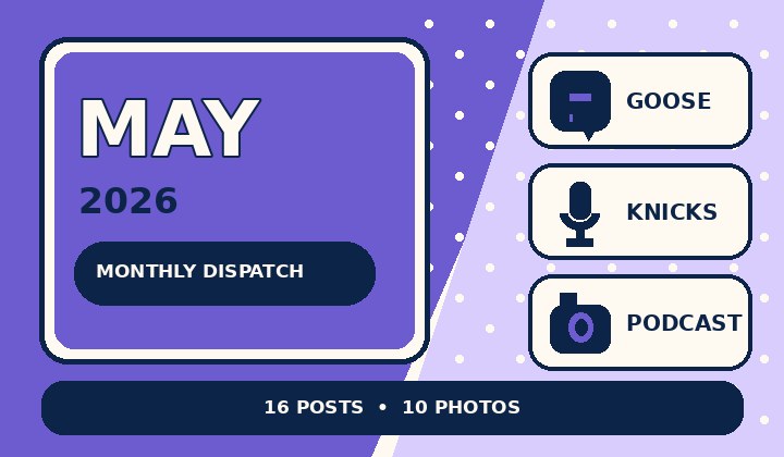 Graphic preview for May 2026 Monthly Dispatch