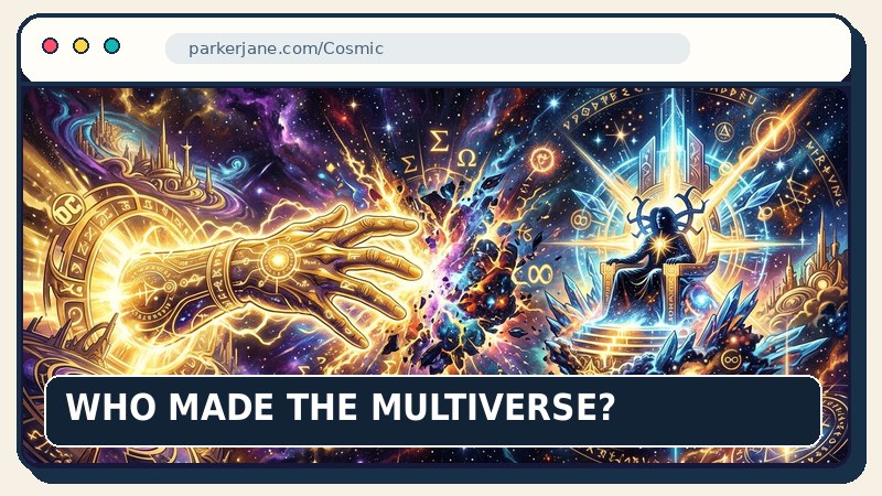 Preview graphic for Who Made the Multiverse